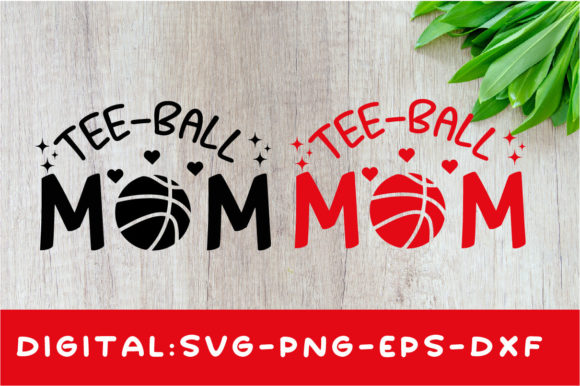 Ball Mom Mother s Day Gift Teeball Mom Graphics and T-Shirt Designs Review
