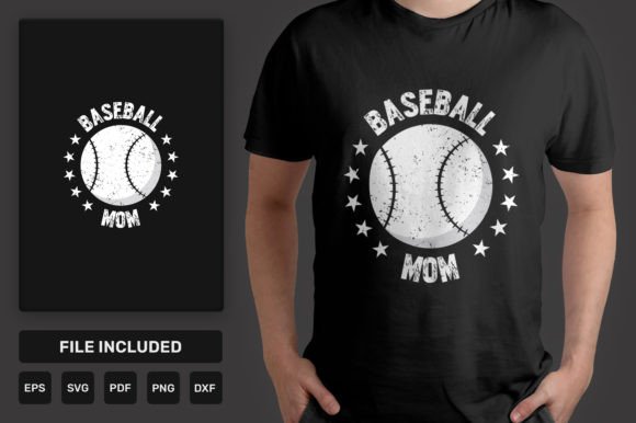 Baseball Mom T-shirt Design Graphics Review