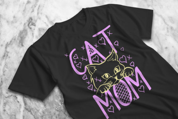 Cat Mom Funny Mothers Day Cat Lover Mom Graphics and T-Shirt Designs Review
