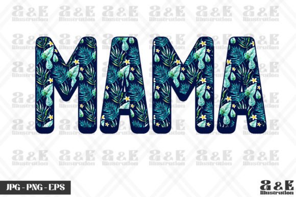 Floral Mama New Mom Pregnancy Reveal Graphics and T-Shirt Designs