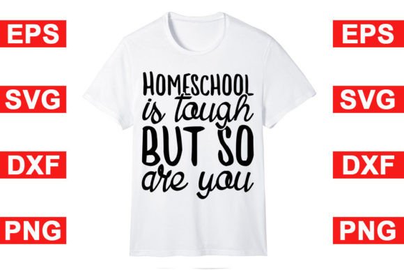 Homeschool Mom T Shirt Design, Homeschoo Graphics and T-Shirt Designs
