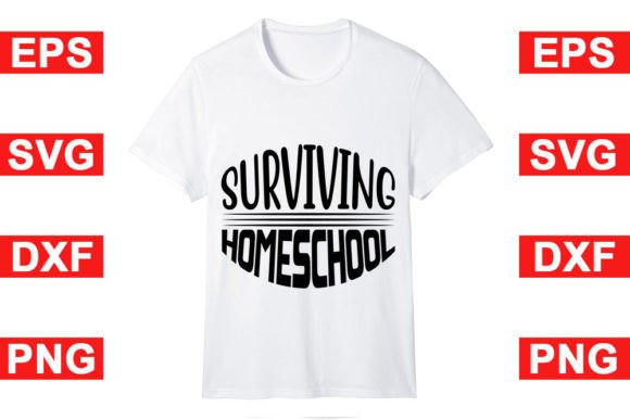 Homeschool Mom T Shirt Design, Surviving Graphics and T-Shirt Designs Review