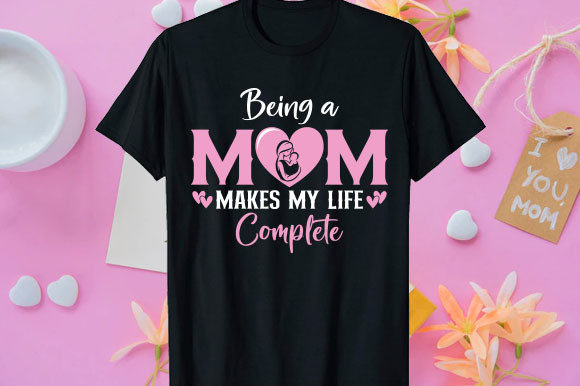 Mother s Day Mom T-Shirt Design Graphics and Print Templates Review