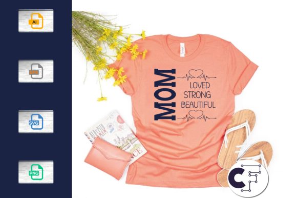 Mother s Day T-shirt Design Mom Love Graphics and T-Shirt Designs Review